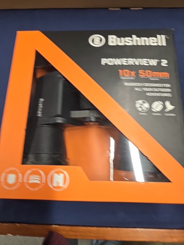 BUSNELL POWERVIEW 2 BINOCULARS 10X50 BLK