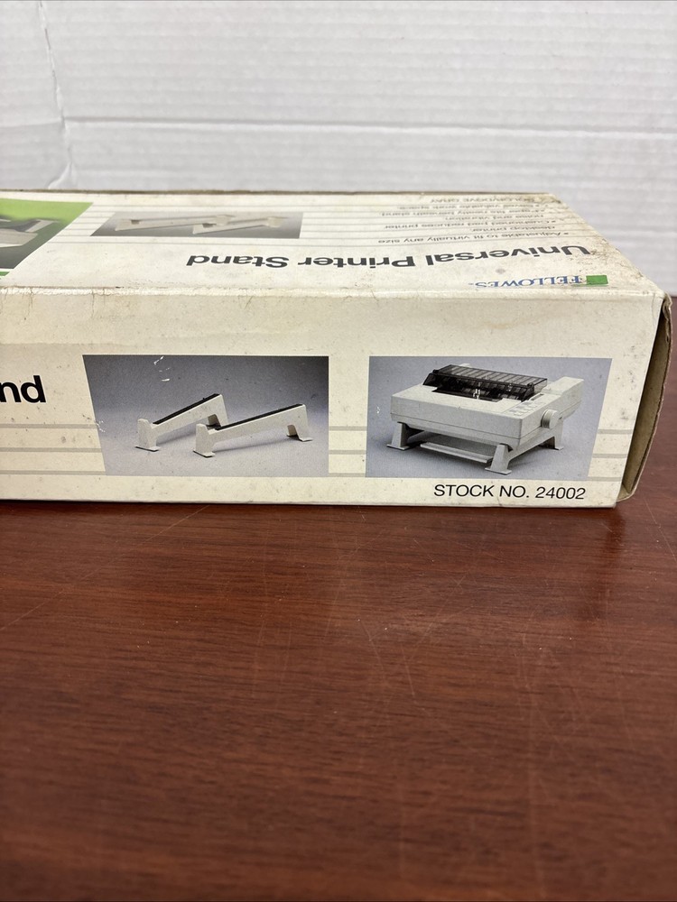 Fellowes Printer Adjustable Stand 2pc Gray 24002 ***New