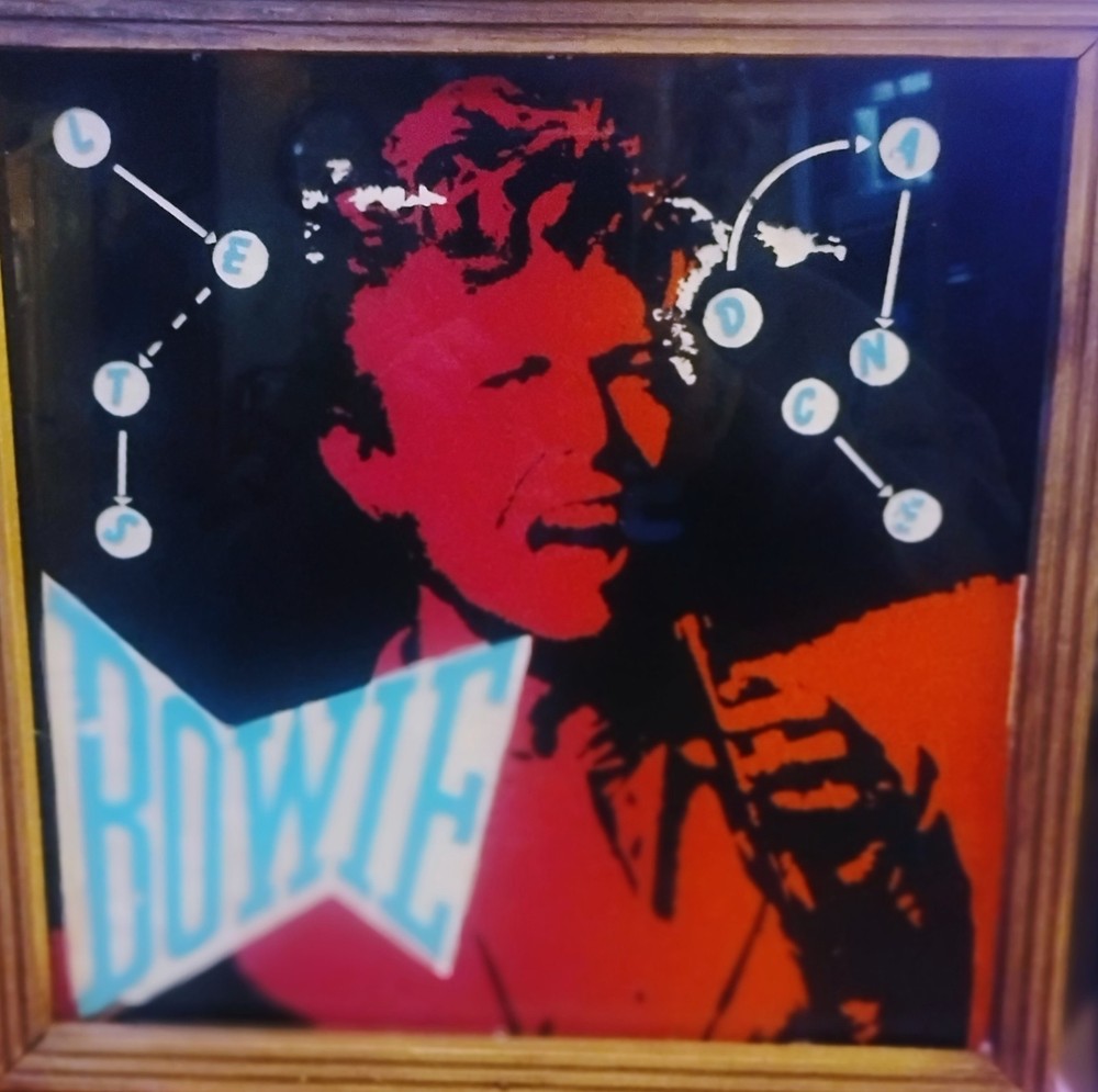 David Bowie serious Moonlight Carnival Mirror