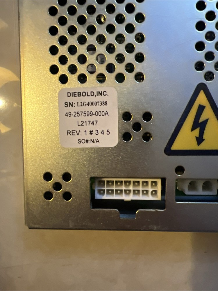 Diebold 49-257599-000A Enclosure Upper Chassis Hub Power Module