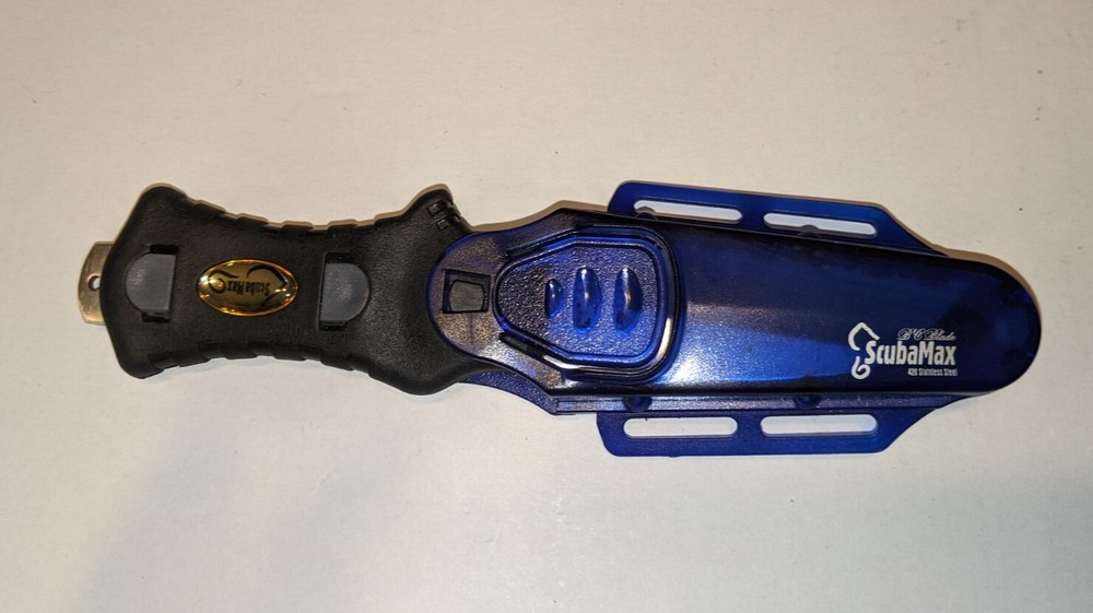 Scuba Max 420SS Rounded Tip Scuba Knife USED
