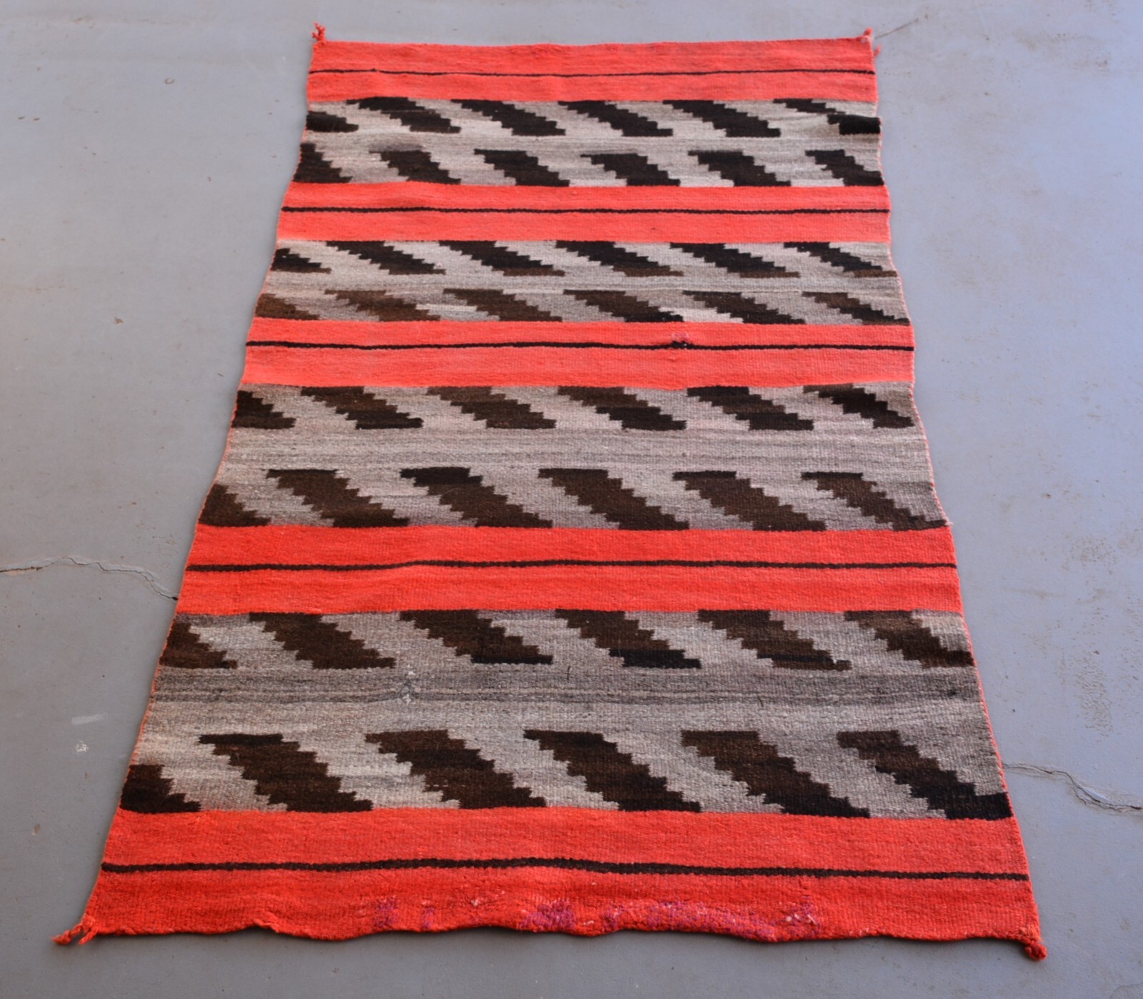 Old Navajo Child's Wearing Blanket - Circa. 1900 - Soft Wools