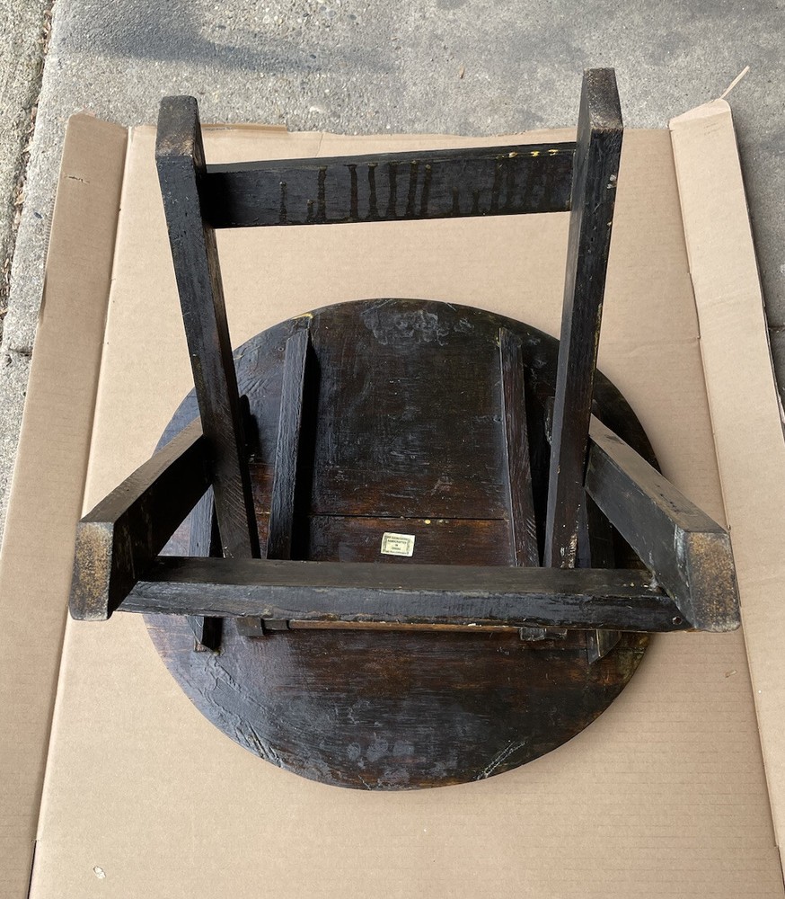 Foldable Wooden Suzy Stool Made in Ghana