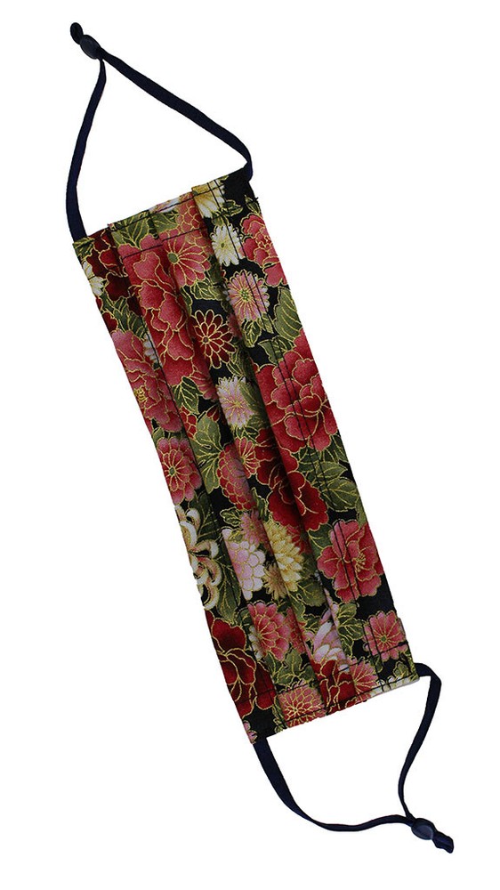 Red Floral Face Mask
