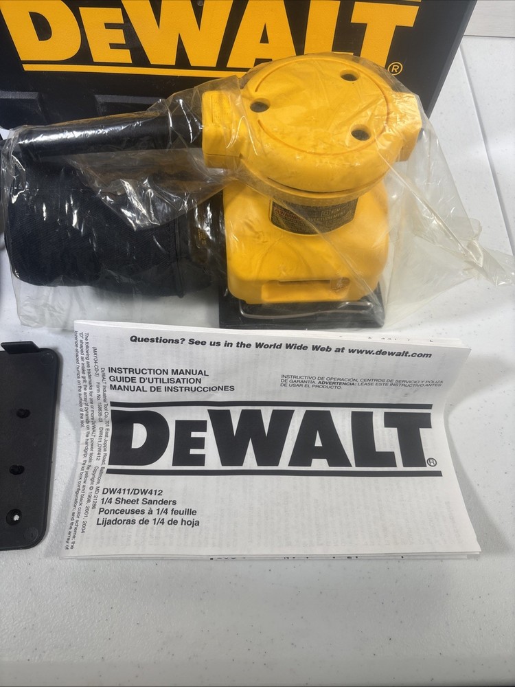 DEWALT DW411 120 VOLT Palm Grip Sander
