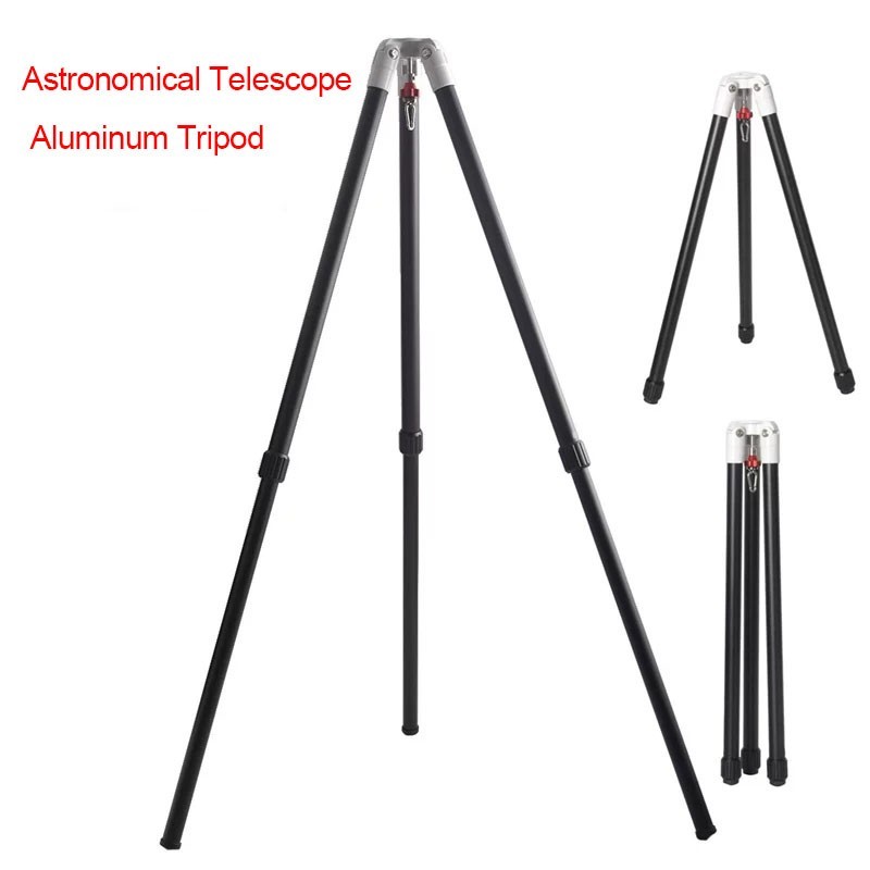 Stable Adjustable AZ Mount & Extendable Aluminum Tripod for Telescopes