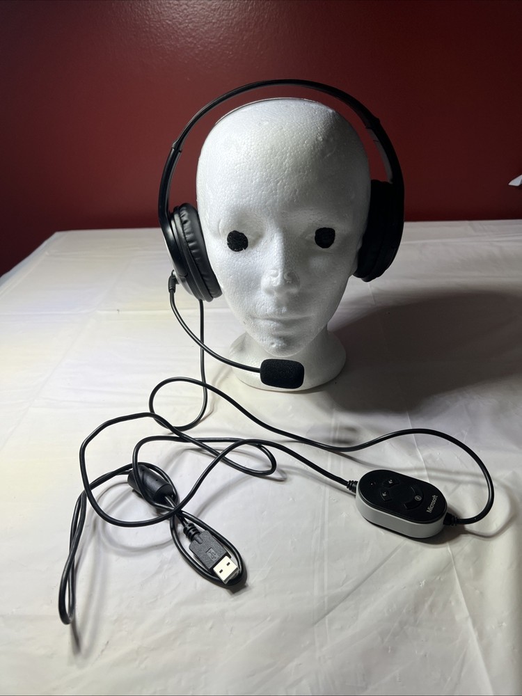 Microsoft LIFECHAT LX-3000 Black Headband Headsets