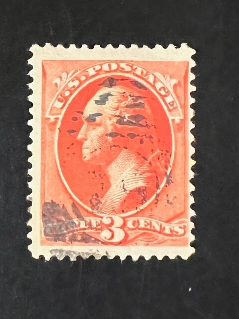 US stamp 214 used