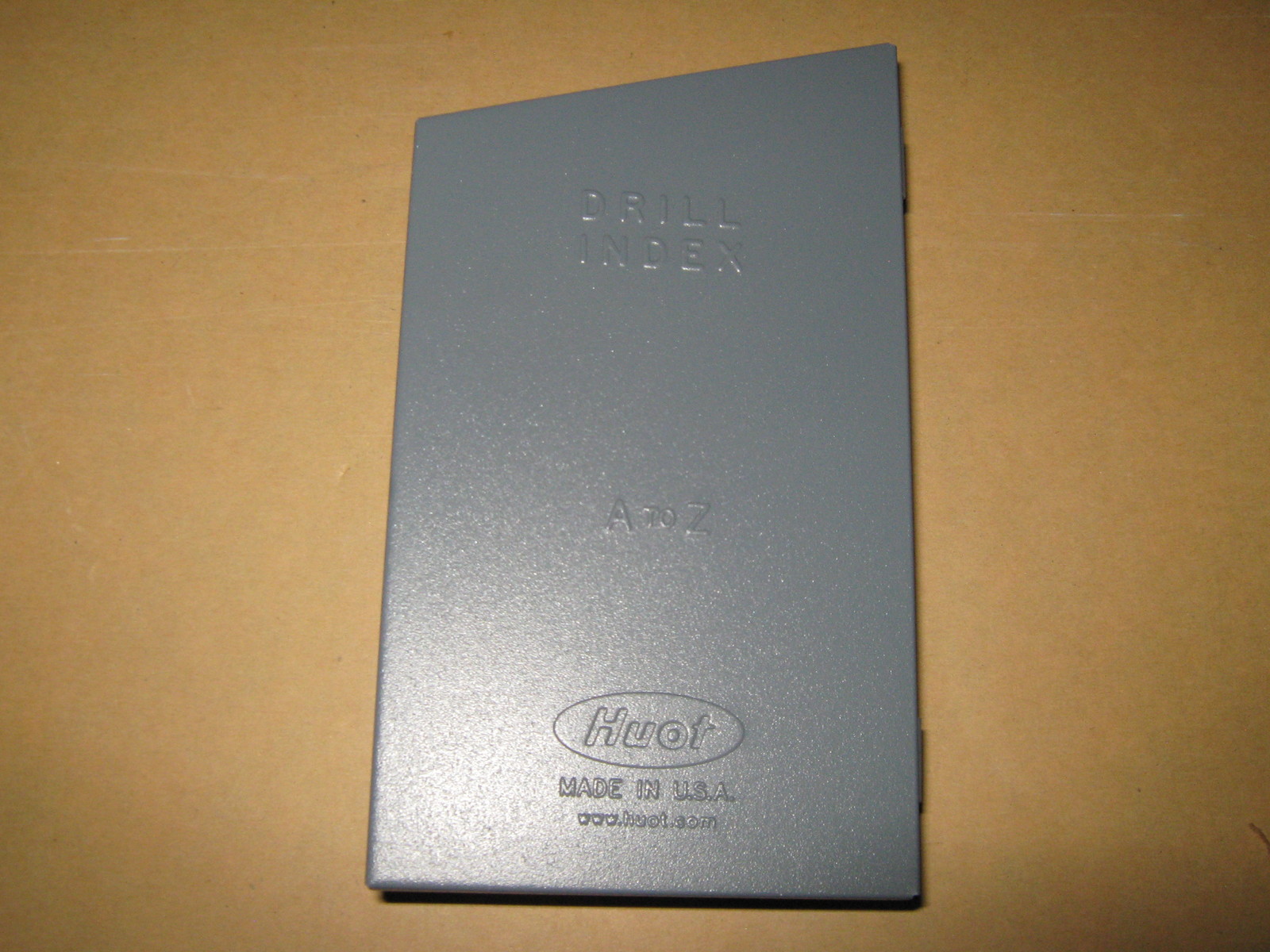 HUOT LETTER SIZE DRILL BIT A to Z DISPENSER INDEX 10500