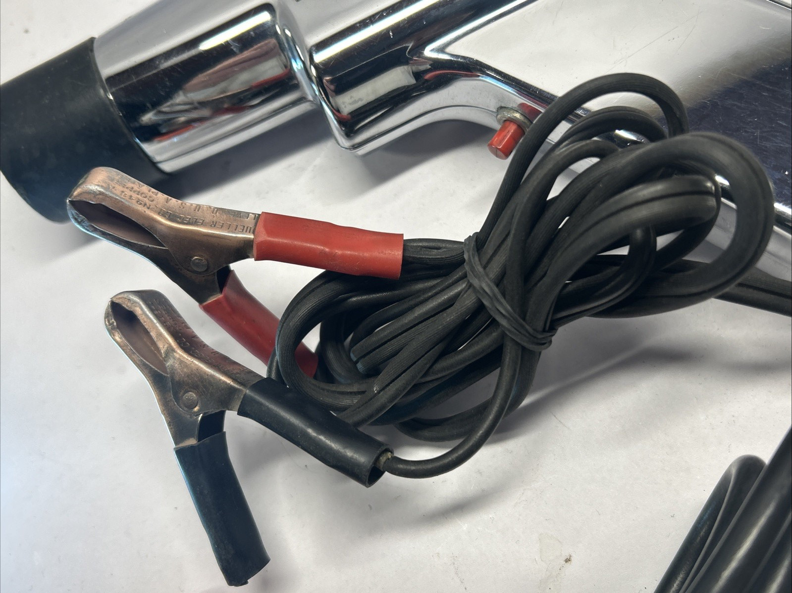 Vintage Sears Roebuck Penske Chrome Power Auto Timing Light Gun 244.2115 Manual