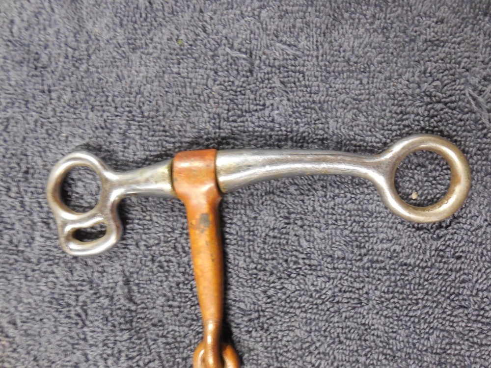 Copper Snaffle Bit 5-5 1/2 size mouth