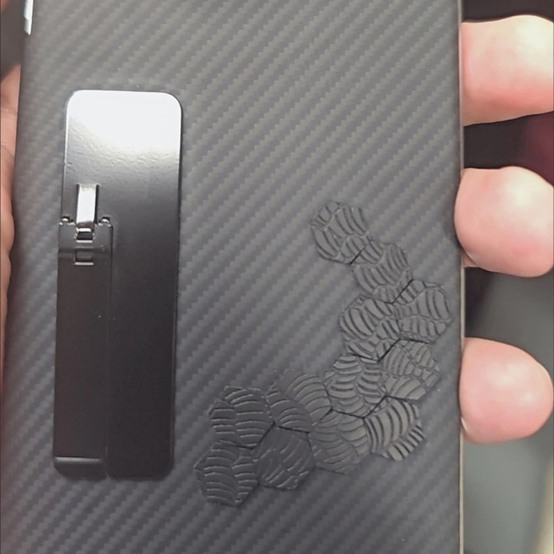 Sweat Resistant Mouse Sticker Hexagonal Pattern Grip Pad Quick Installation