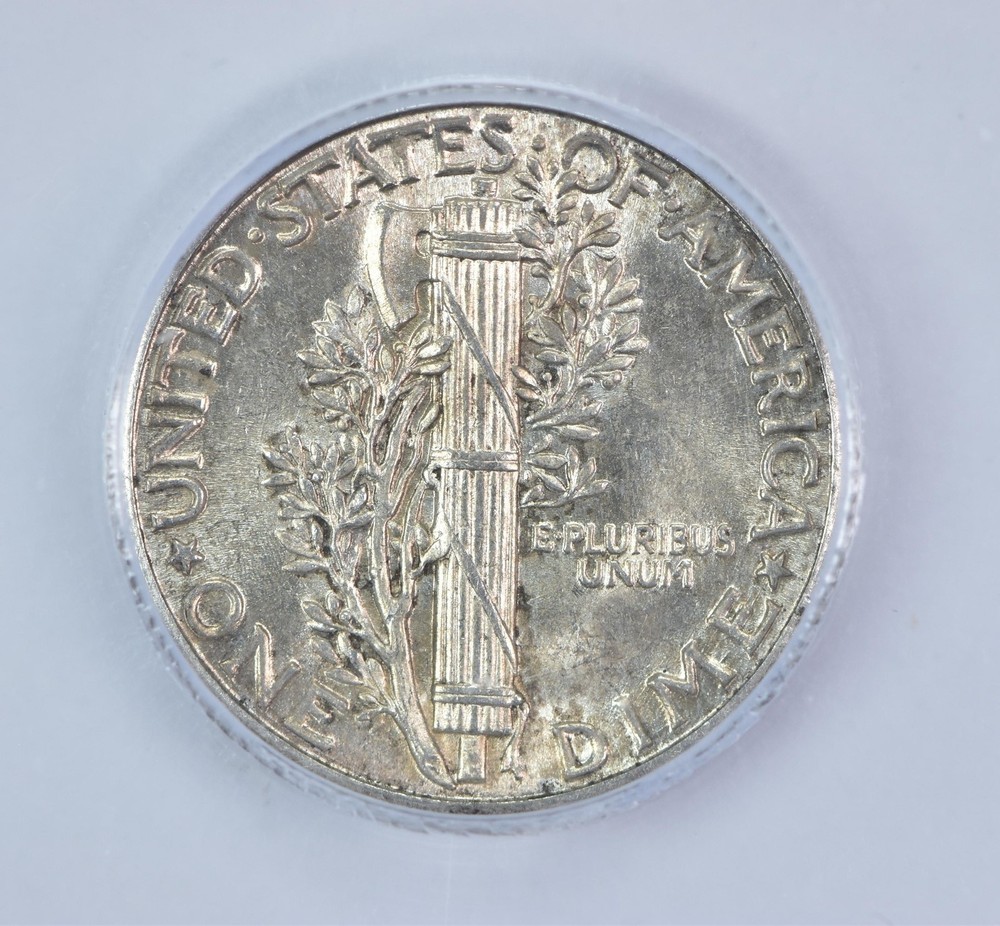 1935 Mercury Dime MS65 FB ICG