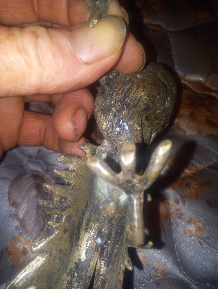 Silver Plated Pheasant Menu Holder Italy