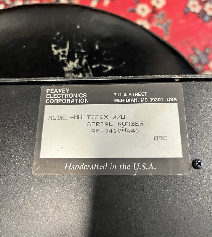 Peavey Multiplex Programmable Four Channel MIDI Effects