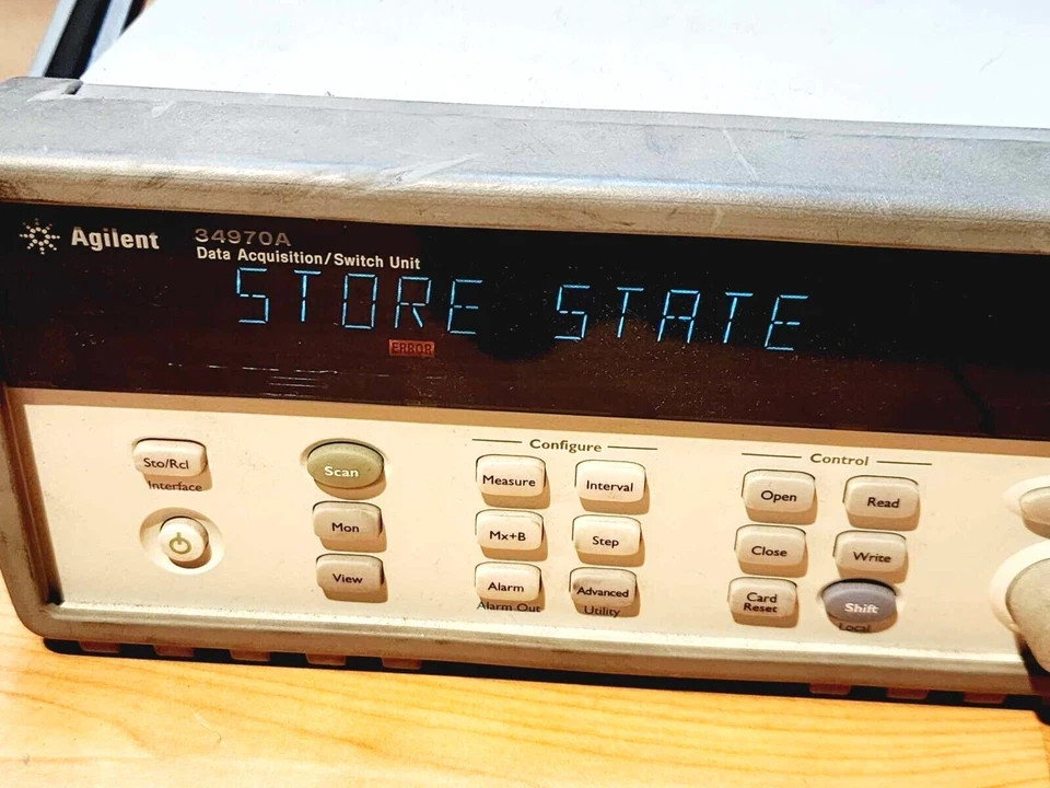 *UNTESTED BUT POWERS ON* AGILENT 34970A DATA ACQUISITION/DATA LOGGER SWITCH UNIT