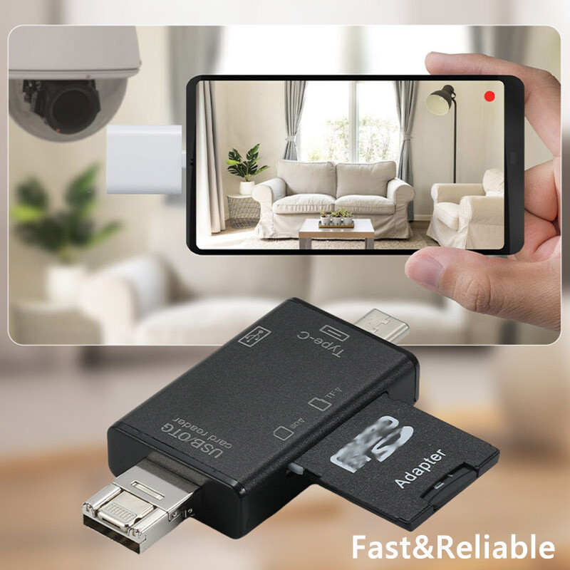 USB 3.0 SD Card Reader for PC, Laptop, Mac, Windows, Linux, Chrome, iPhone, iPad
