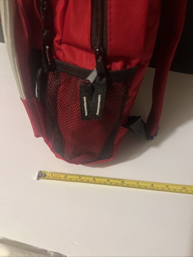 BN NT Red Backpack 13.5" Length, 16" Height, 4.25" Depth