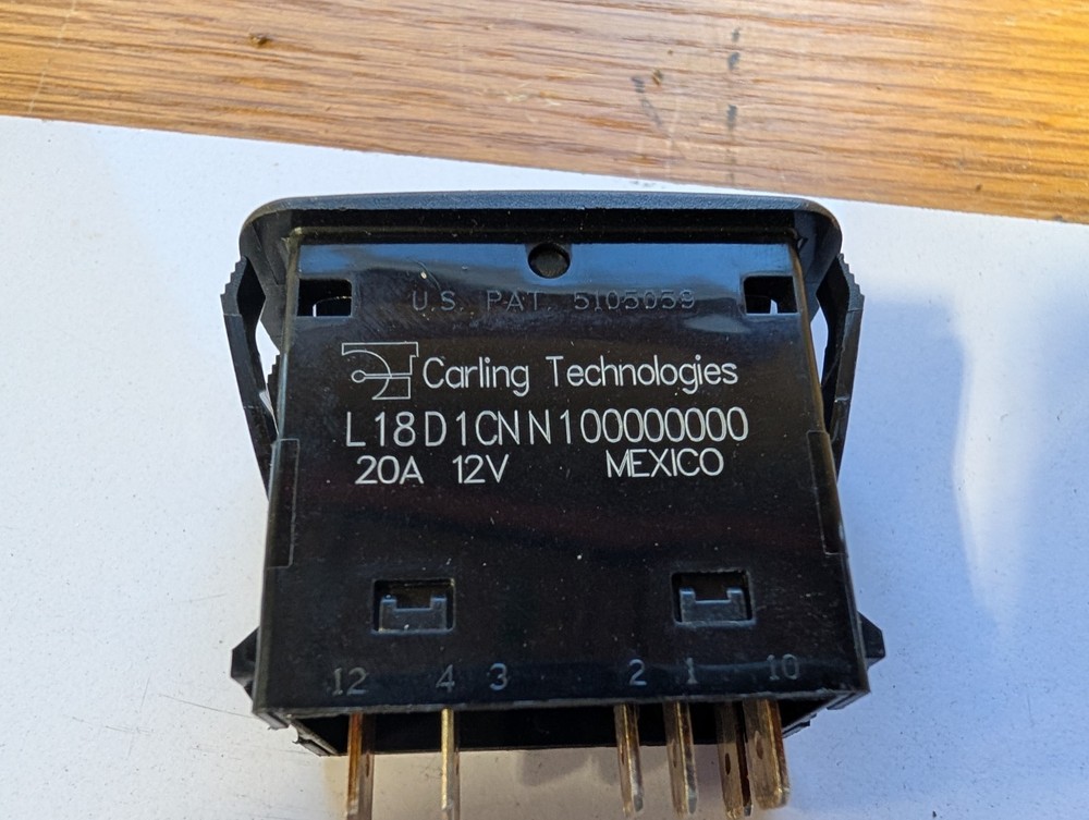 New Generator Start Pre-Heat Switch (V1DE1)