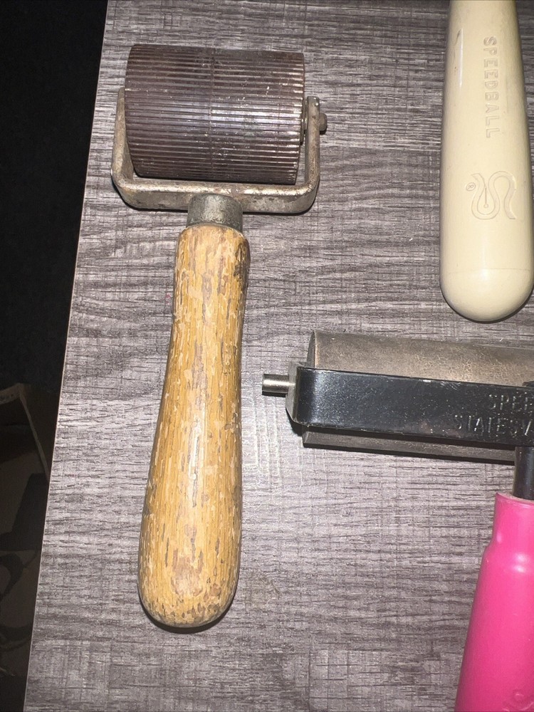 Speedball Block Printing Starter Kit + 3 Rollers ( Some Missing Pieces)