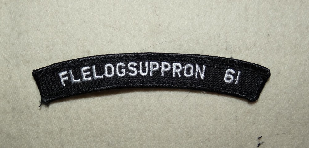 US Navy FLELOGSUPPRON Fleet Logistics Support Squadron 61 Rocker UIM Tab