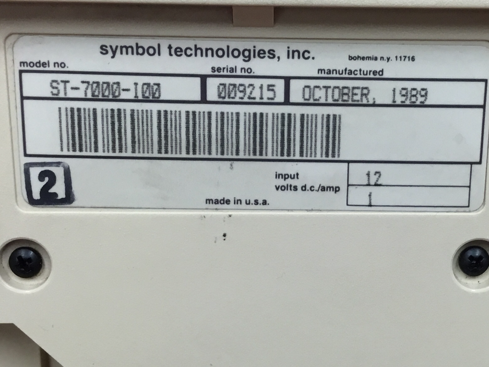 Symbol Tech - P/N: ST-7000-I00 - Charging