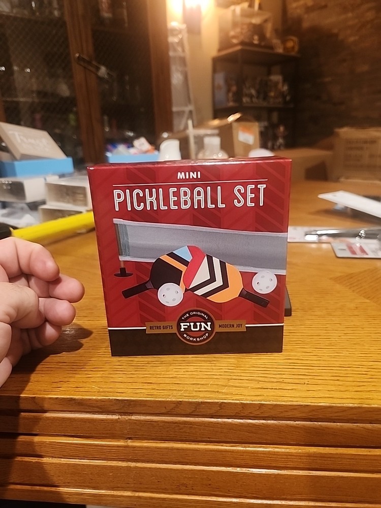 Mini Pickleball Table Top Set.  New SEALED