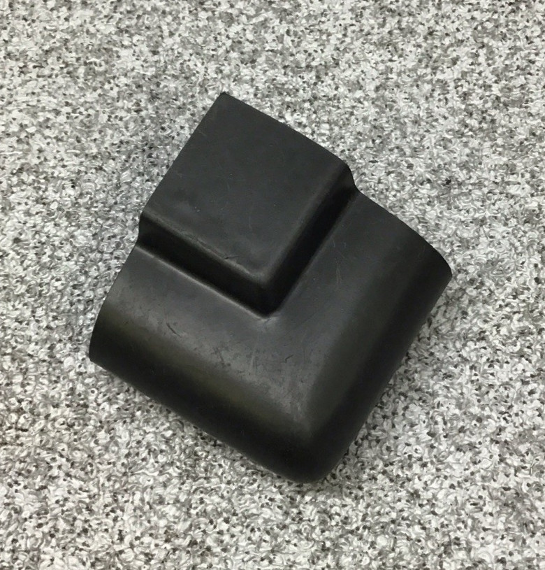 Black Plastic Boat Nose Cap 2-1/2”
