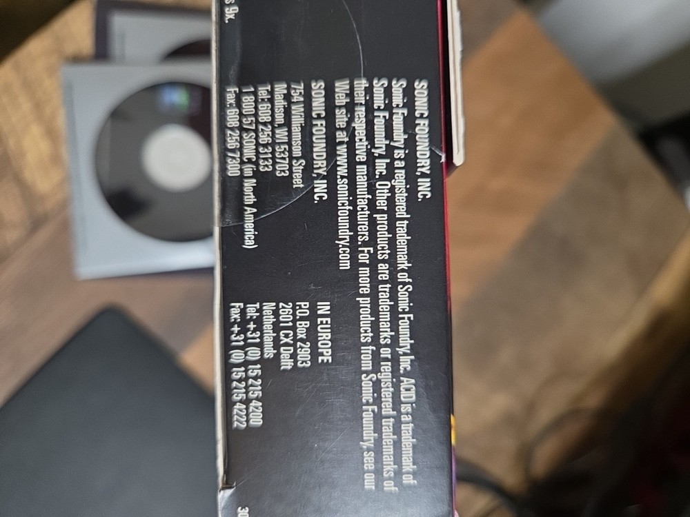 Sonic Foundry Acid Rock 2.0 Software