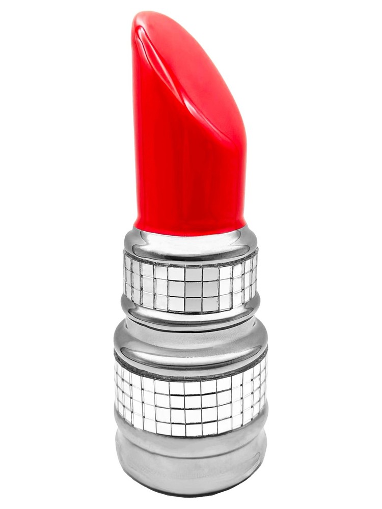 Disco Lipstick Statue Decorations,Handmade Ceramic Lips Aesthetic Statues,Cut...