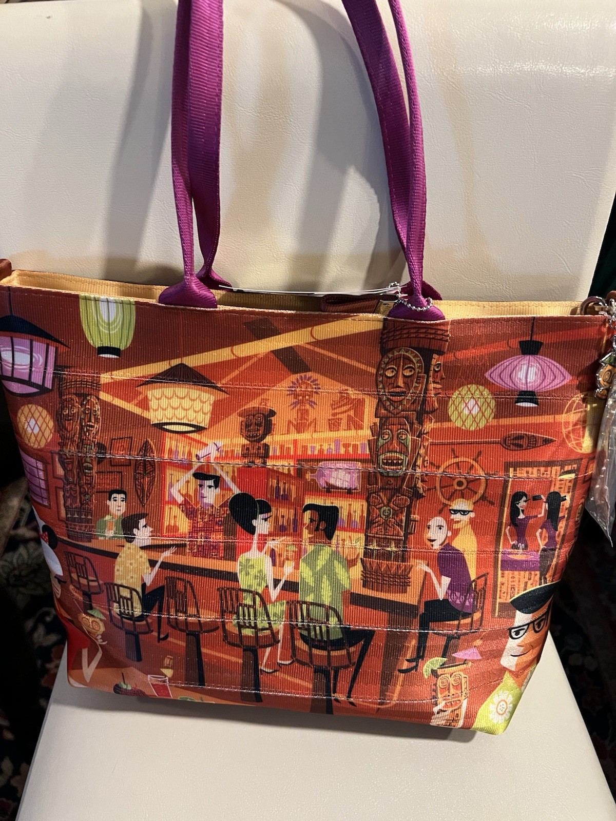 Harveys Shag Trader Sam’s Tiki Tote NWT