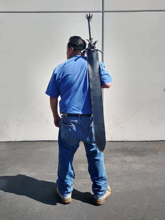 Dante's Rebellion 51-Inch Full Metal Replica Sword, Red