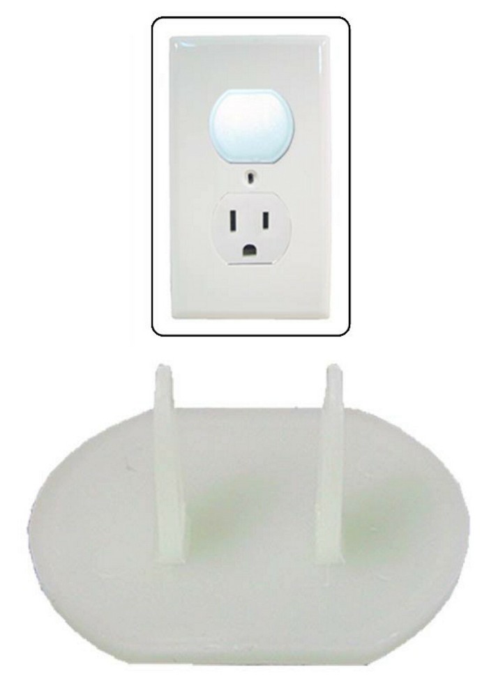Trisonic Outlet Plug Covers 10-Count Child Proof UL Electrical Protector Safety