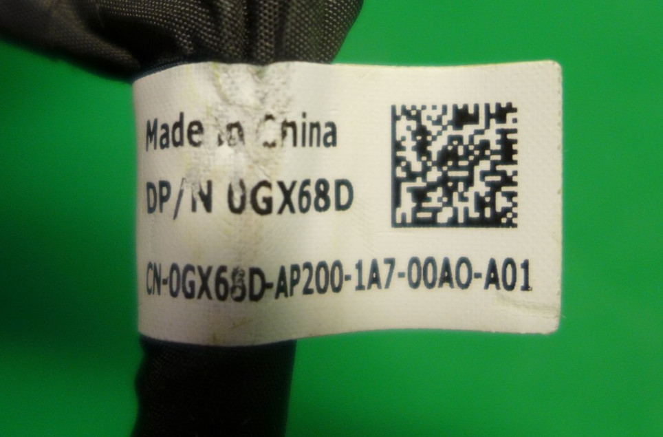GENUINE Dell CTRL_SRC_SA1 to EXP BD Cable Assembly GX68D