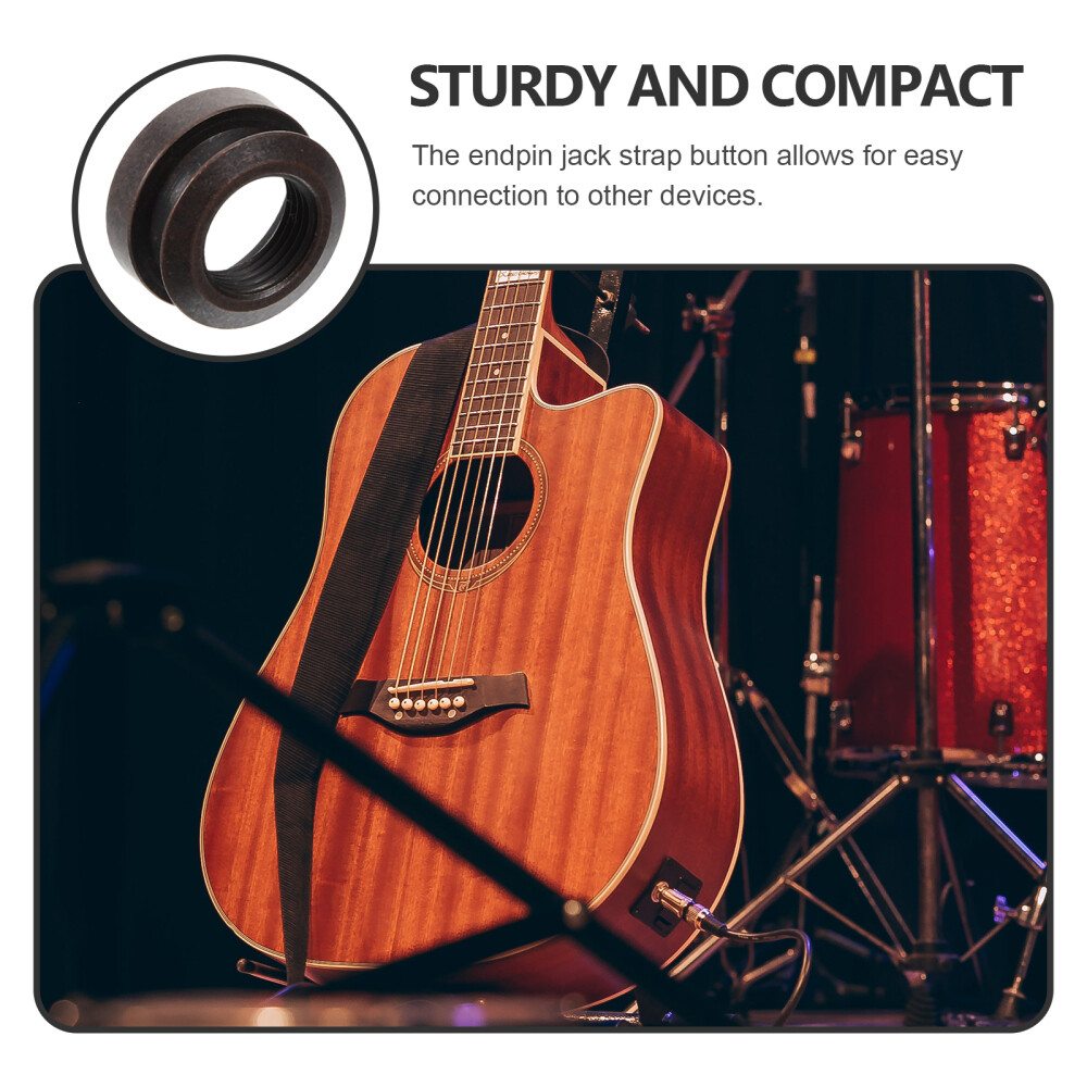 Guitar Jack Button Endpin Jack Button Replacement Guitar Strap Repair Accessory