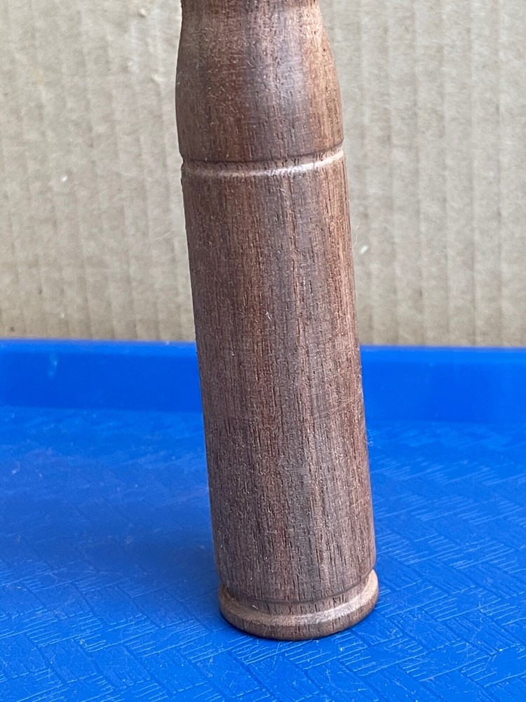 RIFLE BULLET - Solid Walnut Wood Natural Finish U.S.A.