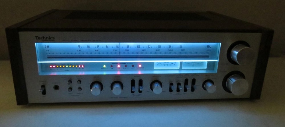 TECHNICS SA-600 RECEIVER WORKS PERFECT SERVICED FULLY RECAPPED + LED's