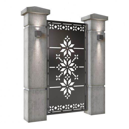 Gorgeous Custom Handcrafted Metal Entry Gate