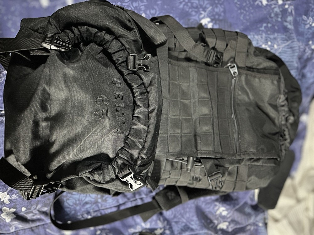 “Fieldline Tactical Delta 65L Internal Frame Backpack MOLLE System Black NEW”