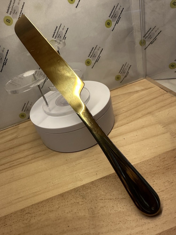 Gold Colored Wedding Cake Knife 10.75”