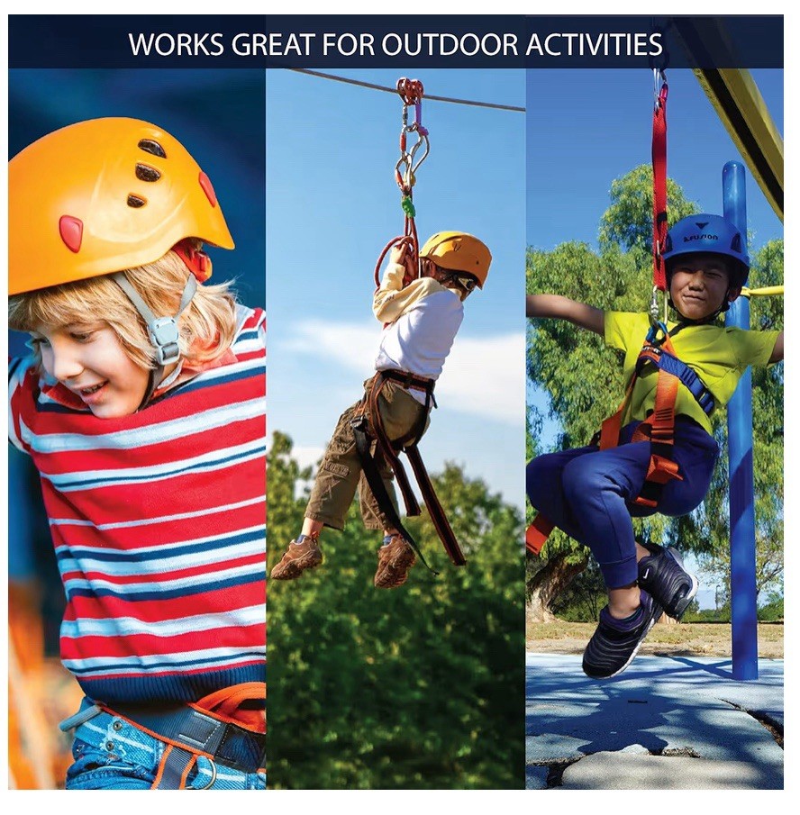 FUSION Climbing Half Body Harness - Size Small Model KH-103 YOUTH *NEW