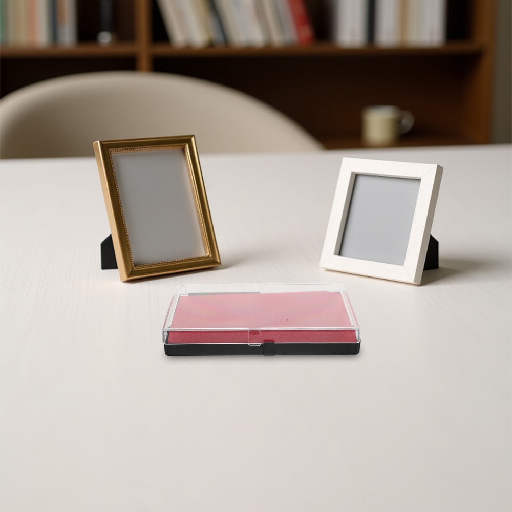 2X Badge Display Box Pin Collection Case Medal Storage Showcase Frame