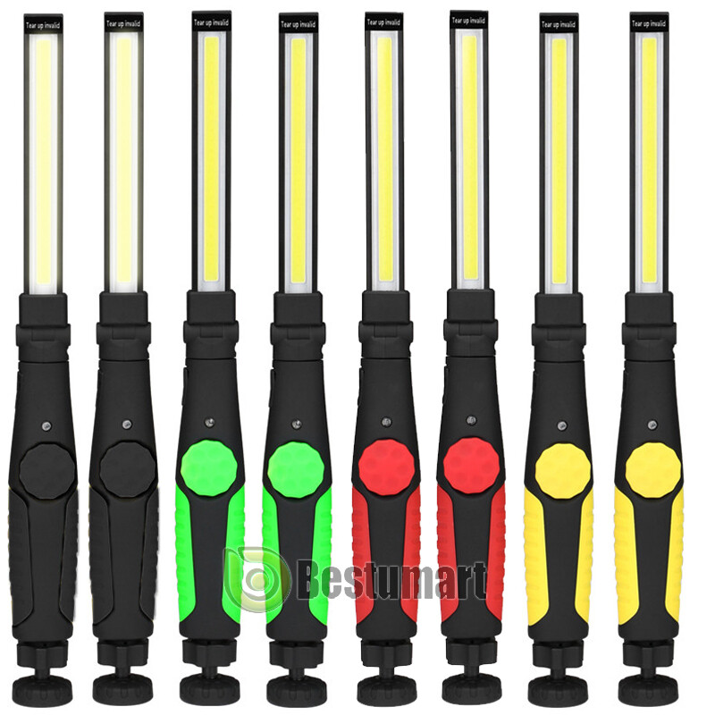 2x Multifunction Rechargeable COB LED Slim Work Light Workshop Auto Lamp 10000LM