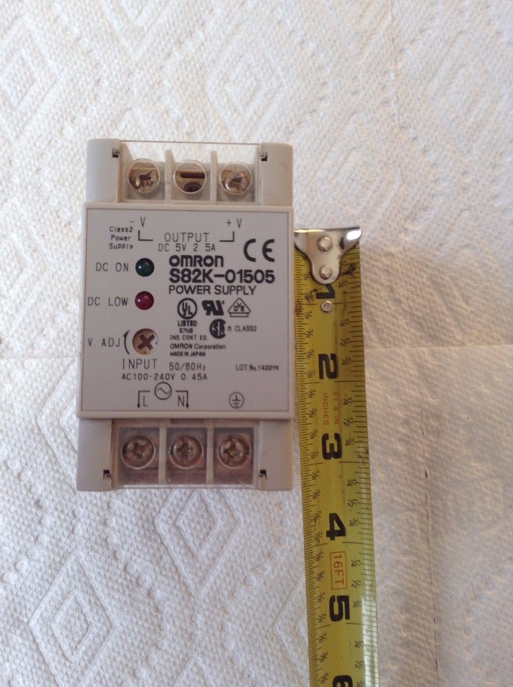 Omron S82K-01505 Power Supply
