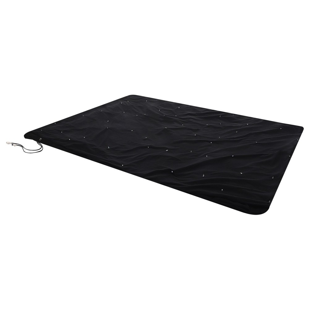 LED Stage Star Backdrop Wall Mounted Square Starry Sky Curtain Background Decor