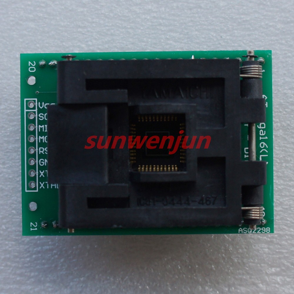 TQFP44/QFP44/PQFP44-DIP40 IC test converter socket programmer adapter for ATMEGA