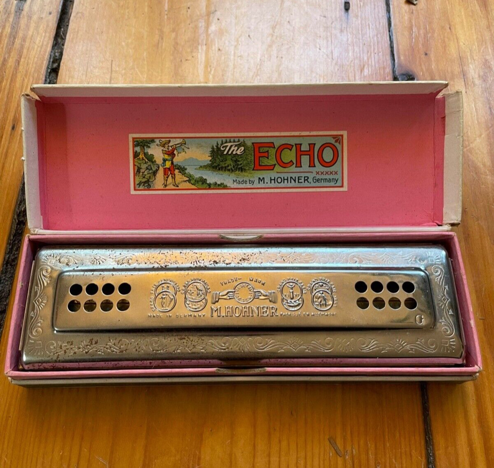 3 Vintage M. Hohner Harmonicas