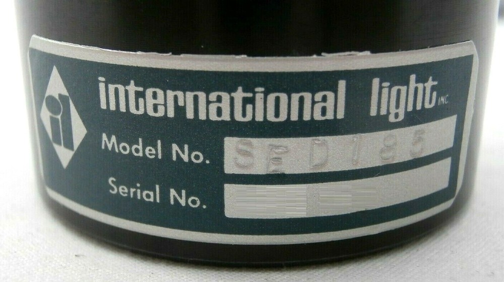 International Light Technologies IL1700 Research Radiometer WBS320 Working