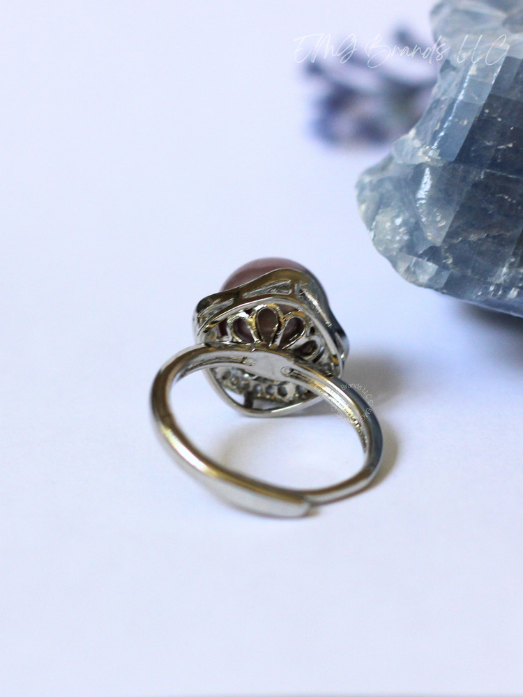 Purple-Pink Edison CZ Ring