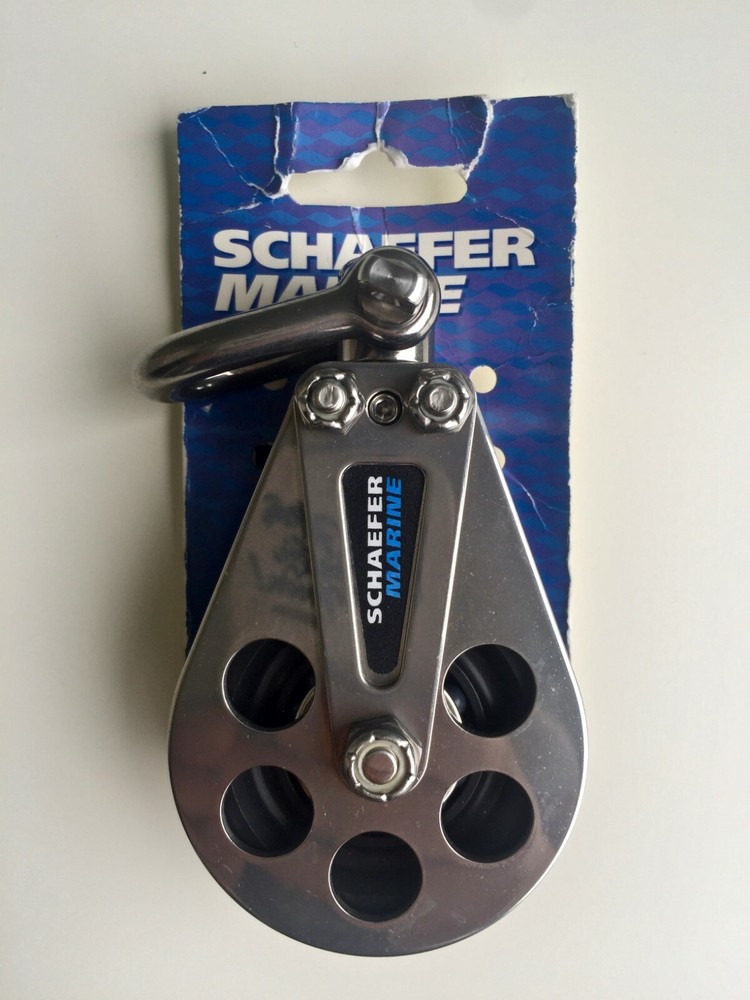 SCHAEFER 8 Series Universal Head Block, Single, Stainless Cheeks